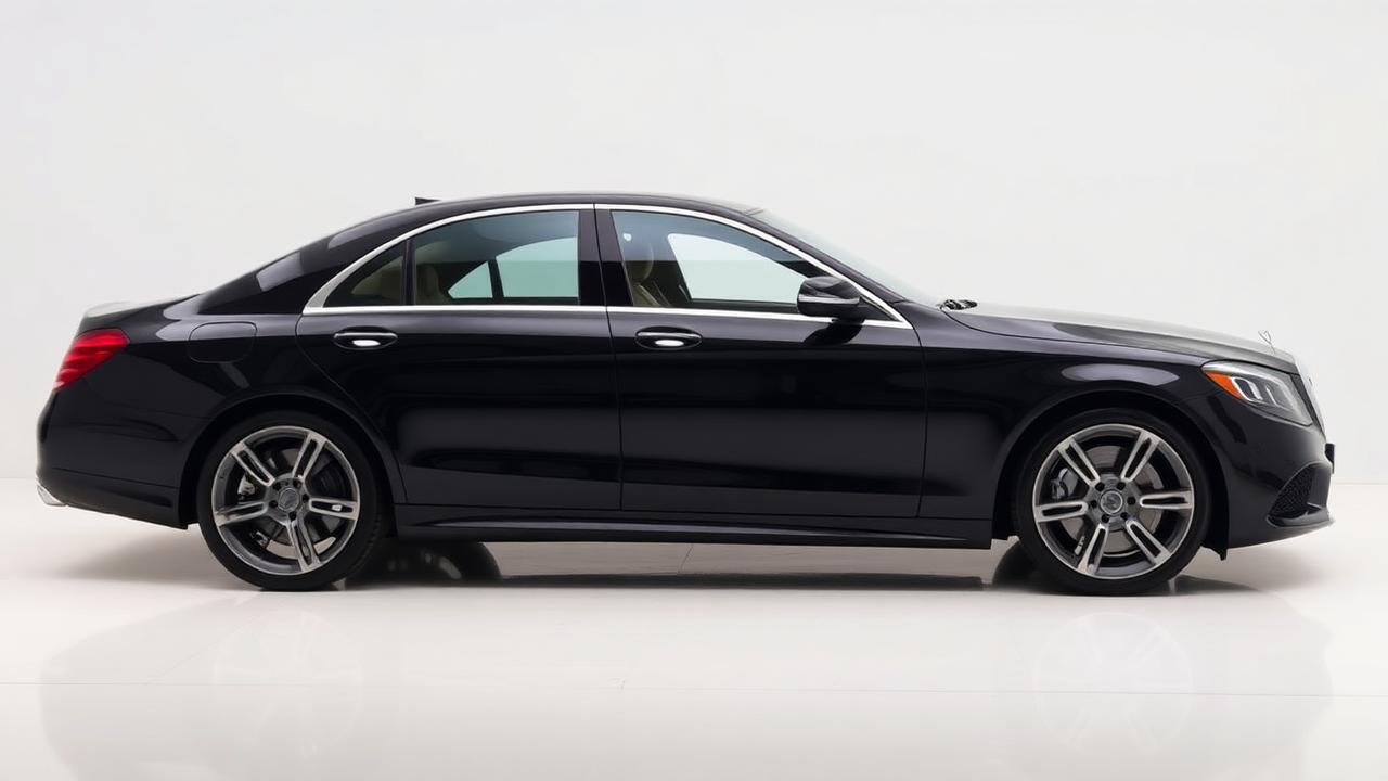 Mercedes-Benz S-Class · Smash & Grab Film before tint